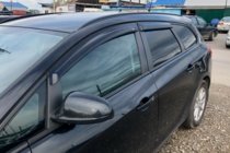 Opel Astra H 2004–2013 Vindafvisere til vinduer HB (4 stk., HIC) foto 1