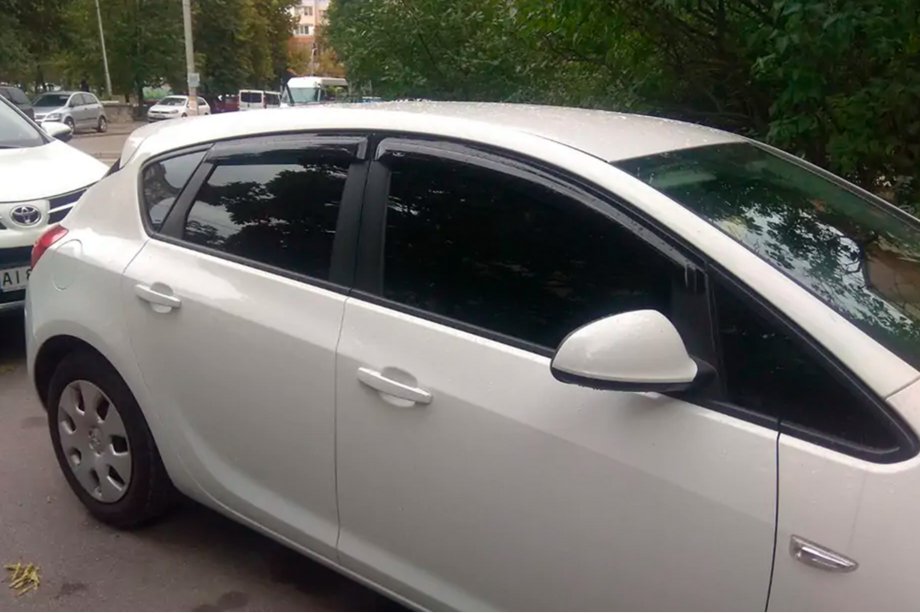 Opel Astra J 2009–2015 Vindafvisere til vinduer HB (4 stk., HIC) Image