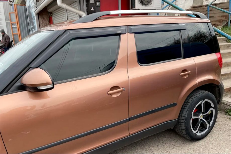 Skoda Yeti 2009–2017 Vindafvisere til sideruder (4 stk., HIC) Image