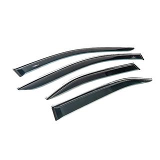 Vindafvisere til sideruder med kromliste (EU, 4 stk., HIC) Toyota Camry 2006–2011 foto 3