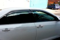 Toyota Camry 2011–2017 Vindafvisere til sideruder med kromliste (2011-2017 EU / 2011-2014 USA, 4 stk, HIC) foto 7