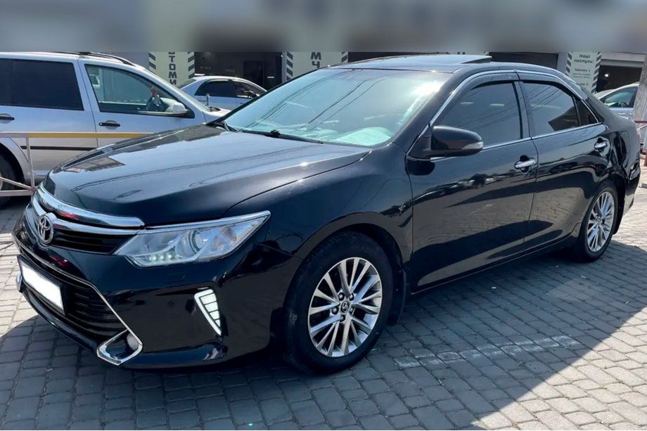 Toyota Camry 2011–2017 Vindafvisere til sideruder med kromliste (2011-2017 EU / 2011-2014 USA, 4 stk, HIC) Image