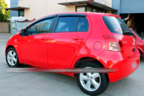 Toyota Yaris 2006–2011 Vindafvisere til vinduer HB (4 stk., HIC) foto 2