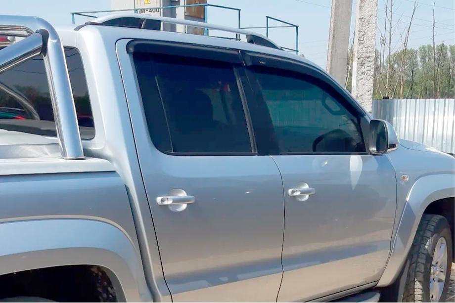 Volkswagen Amarok 2010–2022 Vindafvisere til sideruder (4 stk., HIC) Foto 1