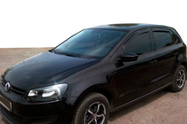 Volkswagen Polo 2010–2017 Vindafvisere til vinduer HB (4 stk., HIC) foto 3