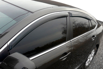 Ford Mondeo 2014–2022 Vindafvisere til sideruder med kromliste (4 stk., HIC) foto 1