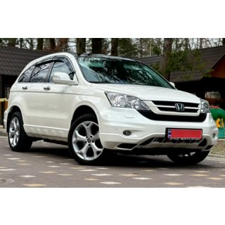 Vindafvisere til sideruder med kromliste (4 stk., HIC) Honda CRV 2007–2011 foto 2