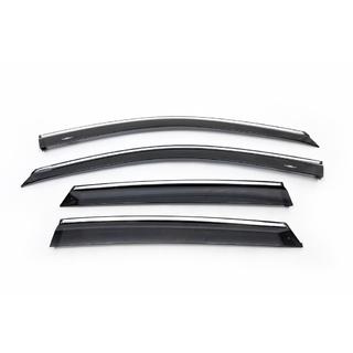 Vindafvisere til sideruder med kromliste (4 stk., HIC) Honda CRV 2007–2011 foto 4