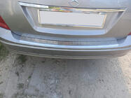 Mercedes C-class W204 2007–2015 Bagkofangerbeskytter (SW, blank, rustfrit stål) foto 1