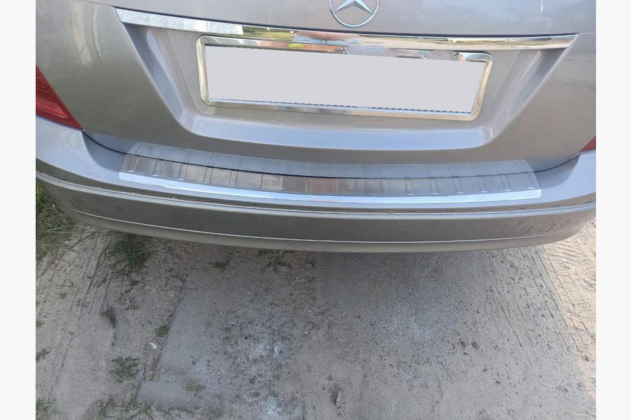 Mercedes C-class W204 2007–2015 Bagkofangerbeskytter (SW, blank, rustfrit stål) Image