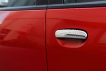 Mitsubishi Colt 2004–2012 Dørgrebsafdækninger (4 stk., rustfrit stål) foto 2