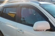 Hyundai Santa Fe 3 2012–2018 Vindafvisere til sideruder (4 stk., HIC) foto 2