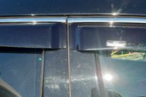 Hyundai Santa Fe 3 2012–2018 Vindafvisere til sideruder med kromliste (4 stk., HIC) foto 5