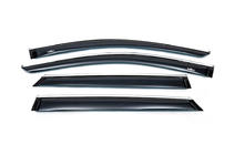 Hyundai Santa Fe 3 2012–2018 Vindafvisere til sideruder med kromliste (4 stk., HIC) foto 4