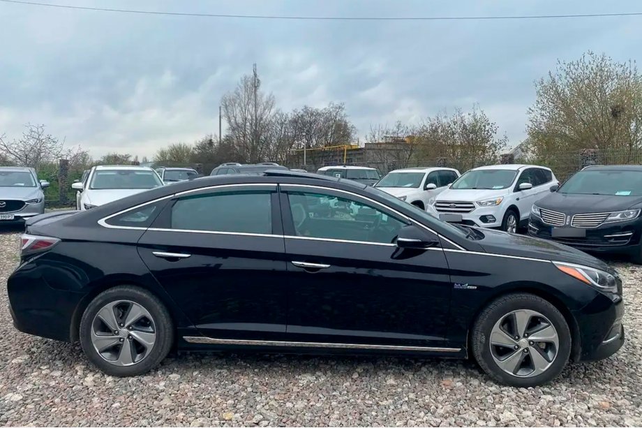 Hyundai Sonata LF 2014–2019 Vindafvisere til sideruder med kromliste (4 stk., HIC) Image