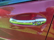 Mercedes C-class W203 2000–2007 Dørgrebsafdækninger (4 stk., rustfrit stål) Carmos - Tyrkisk stål foto 1
