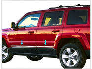 Jeep Cherokee/Liberty 2007–2013 Dørlister i rustfrit stål foto 1