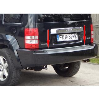 Bagagerumskantliste (rustfrit stål) Jeep Cherokee/Liberty 2007–2013 foto 1