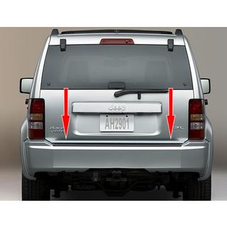 Bagagerumskantliste (rustfrit stål) Jeep Cherokee/Liberty 2007–2013 foto 2