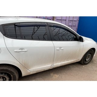 Vindafvisere til vinduer HB (4 stk., HIC) Renault Megane III 2009–2016 foto 2