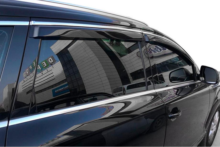 Skoda Superb 2009–2015 Vindafvisere med kromliste SD (4 stk., HIC) Image