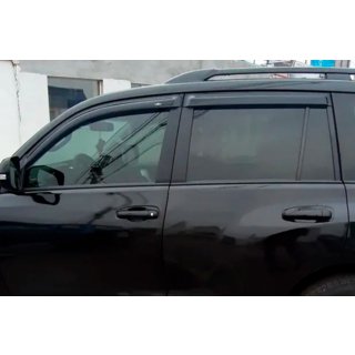 Vindafvisere til vinduer 8 cm (4 stk., HIC) Toyota Land Cruiser Prado 150 2009–2023 foto 3