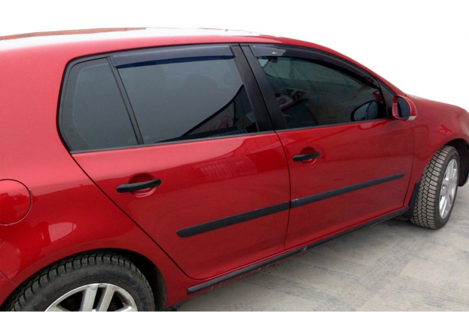Volkswagen Golf 4 1997–2006 Vindafvisere til vinduer HB (4 stk., HIC) Image