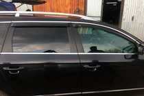 Volkswagen Passat B7 2012–2015 Vindafvisere med kromliste SW (4 stk., EU, HIC) foto 5