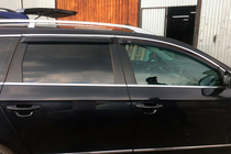 Volkswagen Passat B7 2012–2015 Vindafvisere med kromliste SW (4 stk., EU, HIC) foto 7