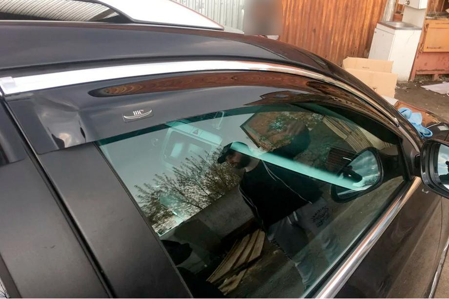 Volkswagen Passat B7 2012–2015 Vindafvisere med kromliste SW (4 stk., EU, HIC) Image