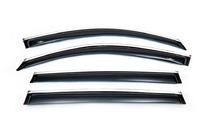 Volkswagen Tiguan 2007–2016 Vindafvisere til sideruder med kromliste (4 stk., HIC) foto 4