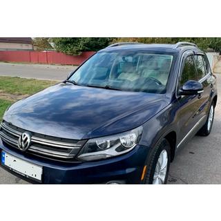 Vindafvisere til sideruder med kromliste (4 stk., HIC) Volkswagen Tiguan 2007–2016 foto 1