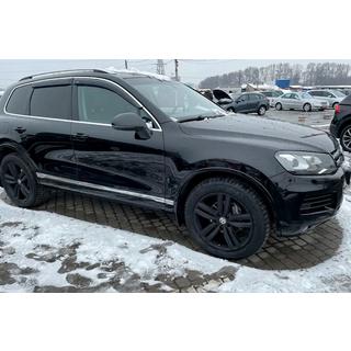 Vindafvisere til sideruder med kromliste (4 stk., HIC) Volkswagen Touareg 2010–2018 foto 3