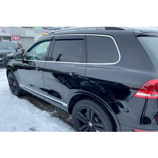 Vindafvisere til sideruder med kromliste (4 stk., HIC) Volkswagen Touareg 2010–2018 foto 2