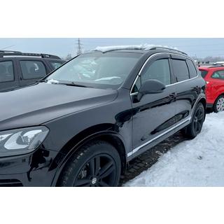 Vindafvisere til sideruder med kromliste (4 stk., HIC) Volkswagen Touareg 2010–2018 foto 1