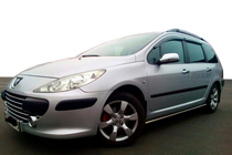 Peugeot 307 2001–2008 Vindafvisere SW (4 stk., HIC) foto 1