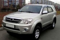 Toyota Fortuner 2006–2015 Vindafvisere til sideruder (4 stk., HIC) foto 1