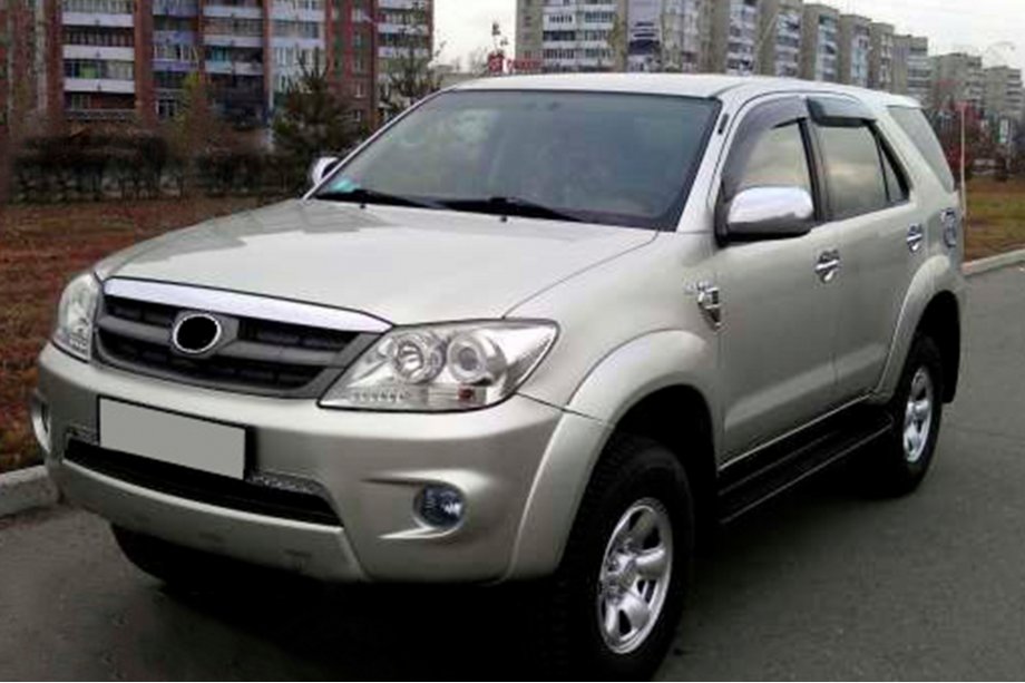 Toyota Fortuner 2006–2015 Vindafvisere til sideruder (4 stk., HIC) Image