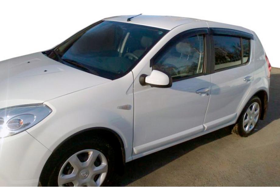 Dacia Sandero 2007–2013 Vindafvisere til sideruder (4 stk., HIC) Image