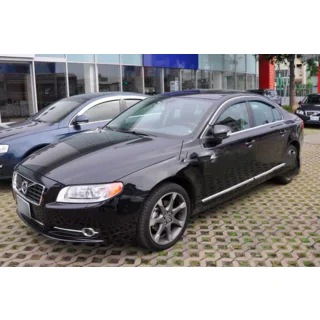 Vindafvisere til sideruder med kromliste (4 stk., HIC) Volvo S80 2006–2016 foto 2