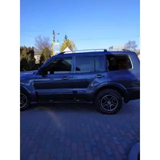 Tagrælinger krom, tyrkisk design (2 stk.) Mitsubishi Pajero Wagon IV 2006–2021 foto 3