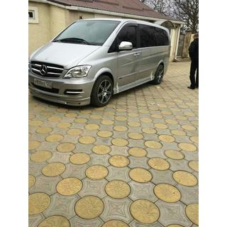 Frontkofangerlip Brabos Style (til lakering) Mercedes Viano 2004–2014 foto 4