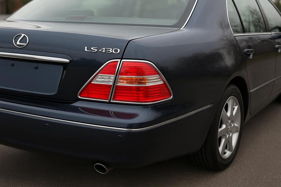 Lexus LS 2001–2006 Stoplygte-kromcovers (2 stk., plast) Image