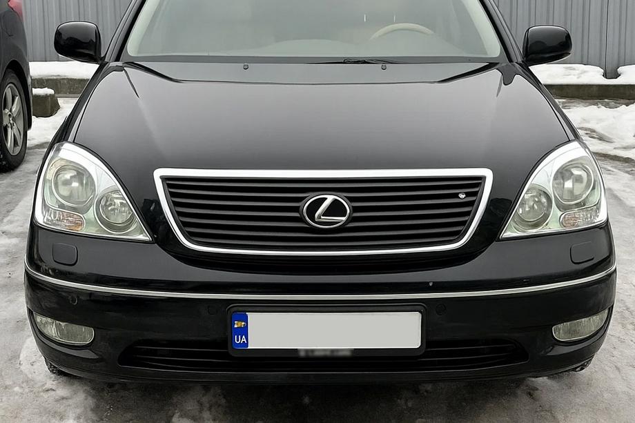 Lexus LS 2001–2006 Krom forlygterammer (2 stk., plast) Image