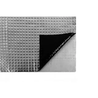 Base vibrationsdæmpningsmåtte med folie (75x47 cm) foto 1