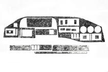 Volkswagen LT 1995–2006 Instrumentbordslister (Meric, Tyrkiet) foto 2