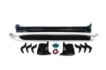 Toyota Land Cruiser 200 2007–2021 Sidetrin med LED (design 2015-2020) Hvid farve foto 9