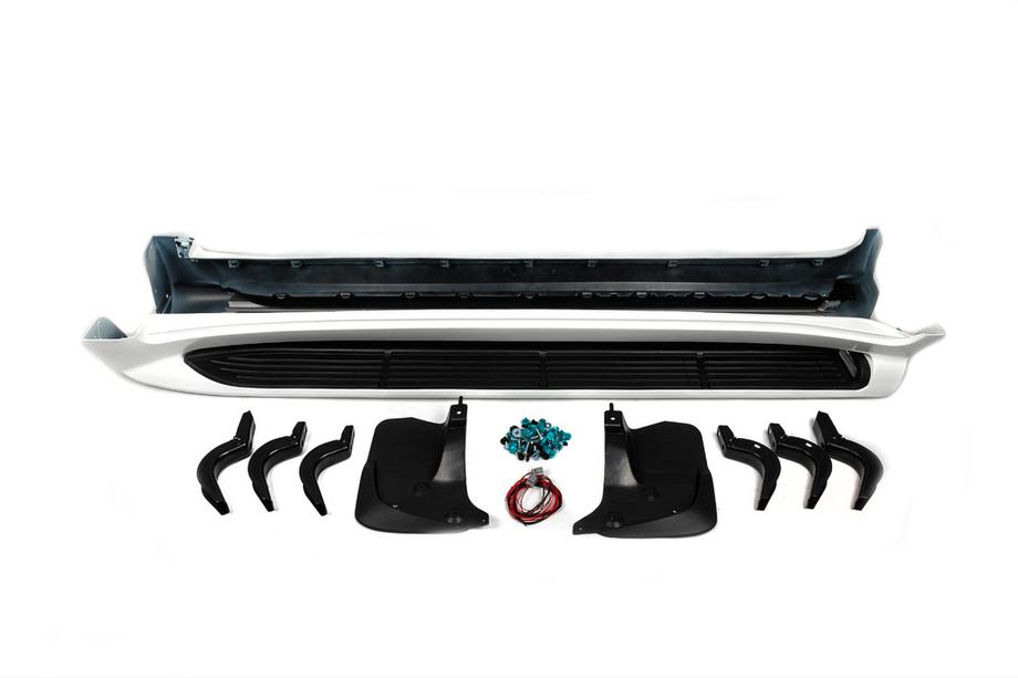 Toyota Land Cruiser 200 2007–2021 Sidetrin med LED (design 2015-2020) Sort farve Foto 9