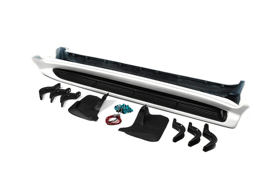 Toyota Land Cruiser 200 2007–2021 Sidetrin med LED (design 2015-2020) Sort farve Foto 8