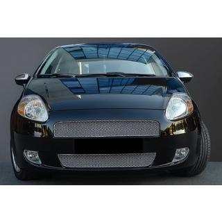 Grillafdækninger til kølergrill (2 dele, rustfrit stål) Fiat Punto Grande/EVO 2006–2018 foto 1